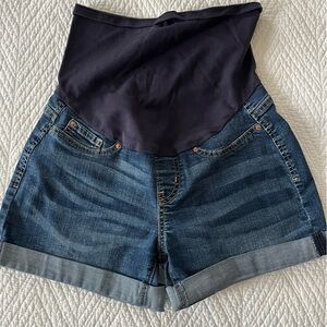 Levi Strauss maternity denim shorts